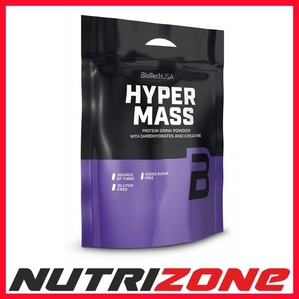 BioTechUSA Hyper Mass 1kg - Salted Caramel - Best Before 06/2026