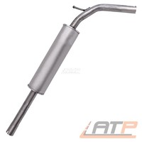 MittelschalldÄMpfer Auspuff SchalldÄMpfer FÜR Vw Polo 6N 6N1 1.0 1.3 1.4 1.6