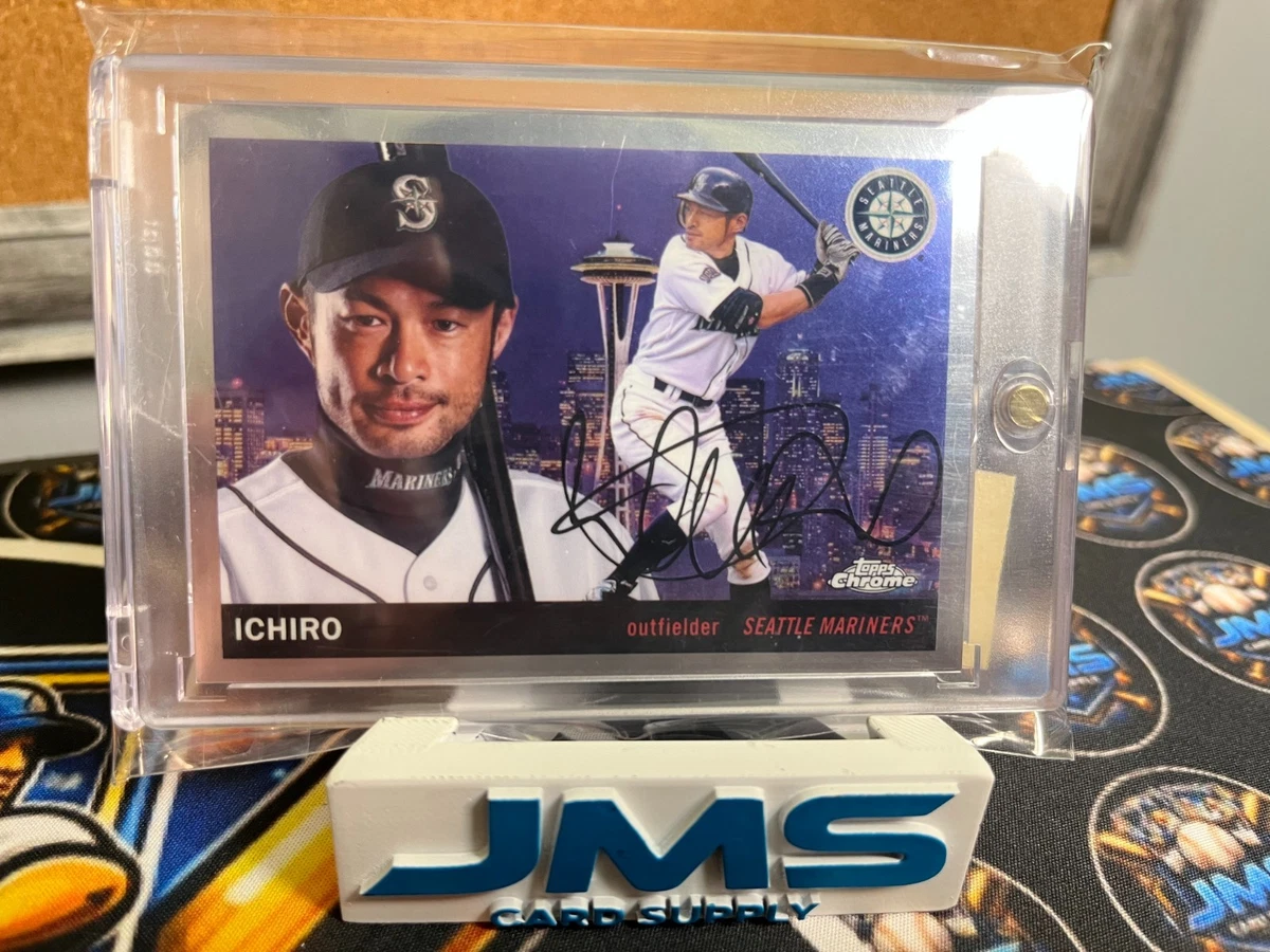 Topps Ichiro Suzuki Autographed Baseball Sports Trading Cards