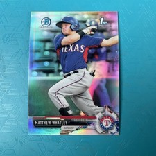 2017 Bowman Draft Matthew Whatley 1st Bowman Chrome Refractor 