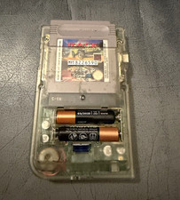 Nintendo Game Boy Pocket Handheld Console Clear Transparent Shell