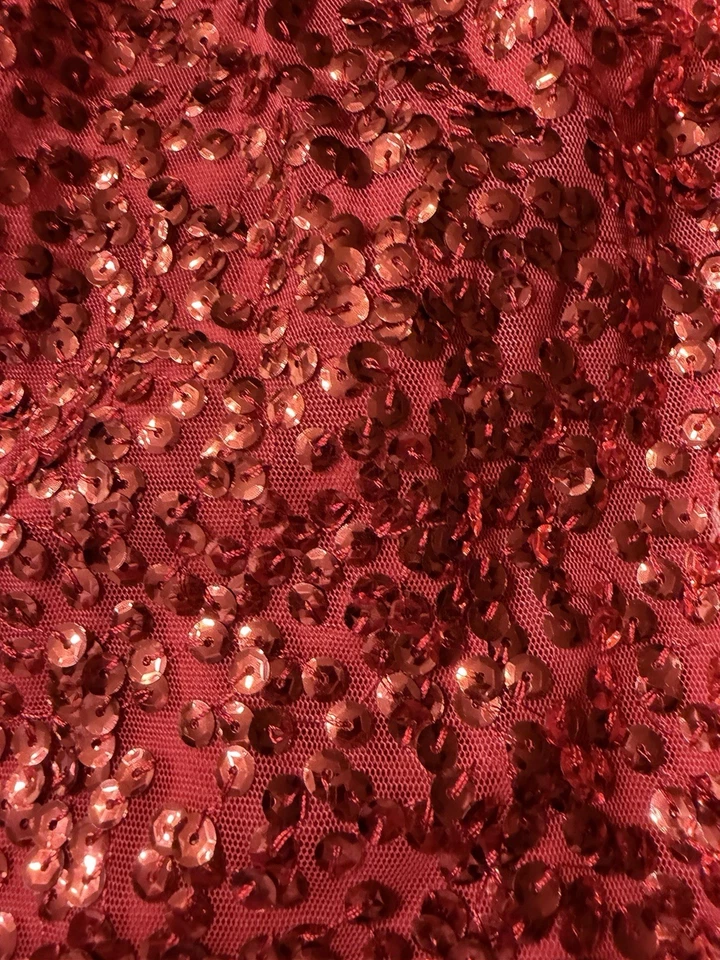 Cherokee Niñas XL - 14/16 Navidad Rojo ☼ Lentejuelas Cintura Elástica Forrada Falda Foto 3 de 4