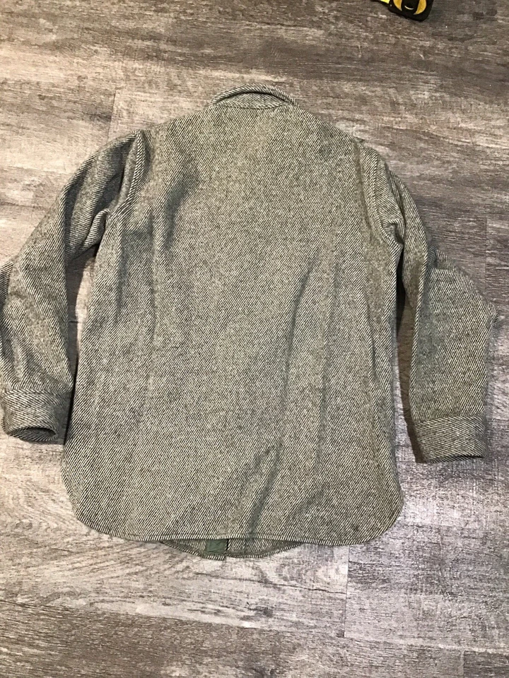 Lot-369-vintage Woolrich Shirt Made In USA Wool Flanne Men’s Size Medium - Image 2 of 4