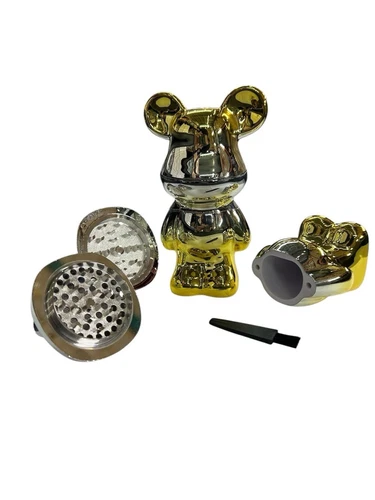 New Bear Grinder Herb Spice Single Color Jumbo Size