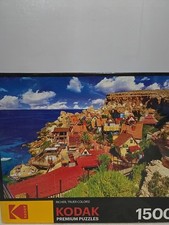 Kodak Premium Puzzles "Popeye Village @ Anchor Bay, Malta" 1500 Pc pre-owned