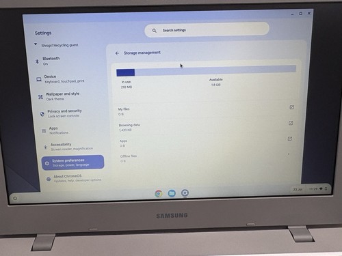 Samsung Chromebook 4 XE310XBA Intel N4000 4GB RAM 32GB eMMC 11.6" Screen - Picture 3 of 16