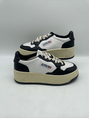 Autry Medalist Plateau Sneaker Freizeitschuhe schwarz weiß UK 5 EU 38 Ex Display