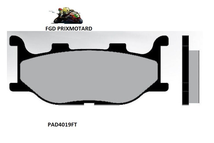 Plaquettes de frein avant Brenta pour stopper les sifflements sur Yamaha XV 1100 2000