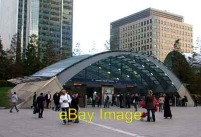 Foto 6x4 Canary Wharf (Jubilee Line) Bahnhof Pappel\/TQ3780 einer der m c2008