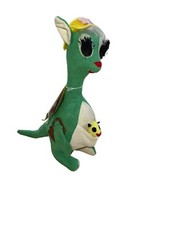 R. Dakin Dream Pets Matilda 2004 re-issue green plush kangaroo with tags 45976