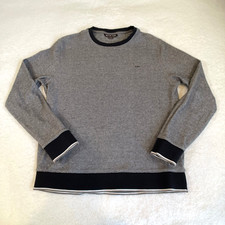MICHAEL KORS Sweatshirt Pullover Mens Size L Grey Cotton
