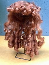 Beautiful Reddish/Brown Wig For Antique Doll-Smaller Doll