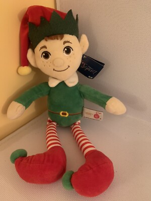 Keel Toys Weihnachtselfe Junge Pixie Stofftier 13 Zoll & Etikett Tunnell Bauernhof