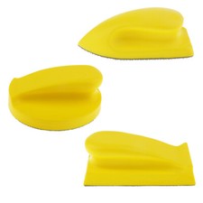 Hand Sanding Block with Hook and Loop Holder, Hand Polishing Pad Holder