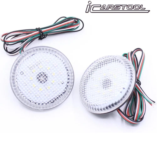 2x Clear Lens 24-SMD LED Rear Bumper Reflector Tail Brake Backup Lights fog Lamp For Toyota Corolla OEM#8191002040,81910-02040,TO2830104,6982751716192