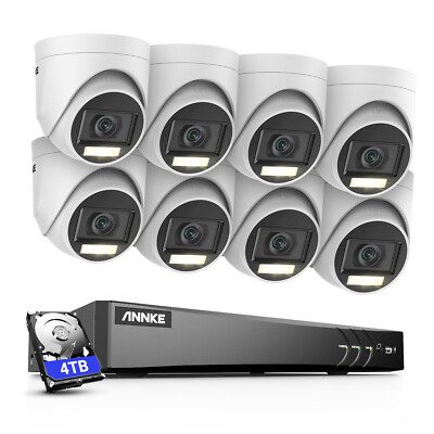 ANNKE 3K AI Überwachungskamera Videoüberwachung 4K 8MP DVR Farbnachtsicht H.265+