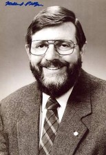 William Daniel Phillips PHYSICS NOBEL PRIZE 1997 autograph, In-Person signed pho