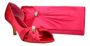 hot pink bridesmaid shoes