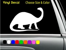 Brontosaurus Dinosaur Jurassic World Decal Car Window Sticker CHOOSE SIZE COLOR