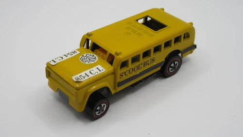 Hot Wheels Redlines The Heavyweights  - School Bus - Yellow - HK
