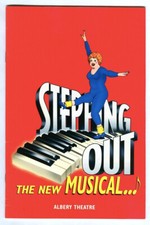 Vintage 1997 STEPPING OUT&hellip; the MUSICAL Souvenir Program! ALBERY THEATRE London!