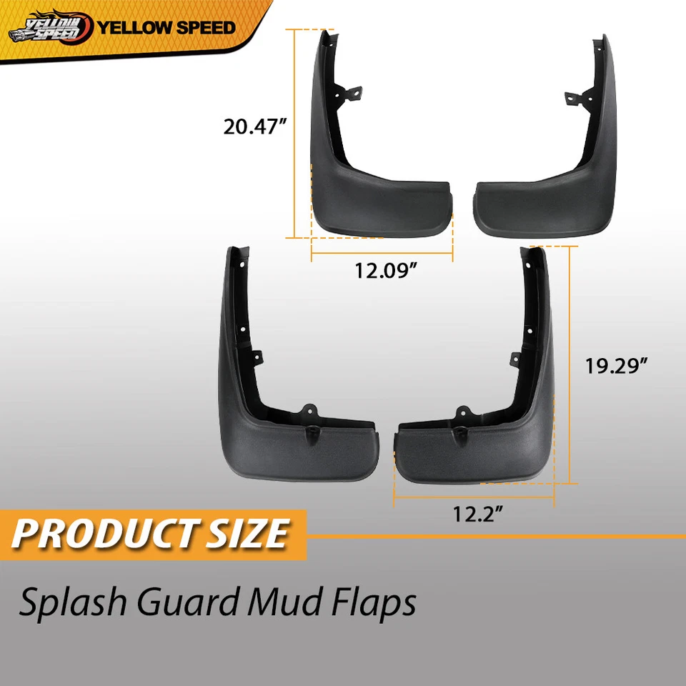 4x guardabarros protector contra salpicaduras apto para Land Rover Range Rover Sport L320 2006-2013 Foto 3 de 4