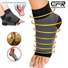 Ankle Brace Support Compression Sleeve Plantar Fasciitis Circulation Foot Socks