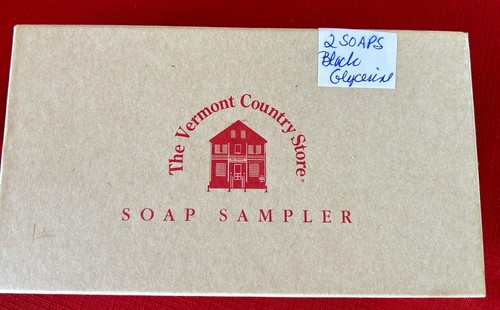 The Vermont Country Store Soaps Black 2 Glycerin Apothecary DISCONTINUED Scarce - Picture 2 of 7