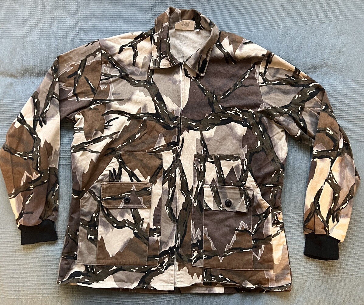 Predator Camouflage ミリタリージャケット XXL カモフラ VTG Predator Camouflage Zip Up Jacket Size XL UNWORN/NWOT