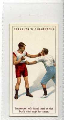 (Jd9551) FRANKLYN DAVEY, BOXEN, UNSACHGEMÄSSE LINKE FÜHRUNG AM KÖRPER, 1924, #15