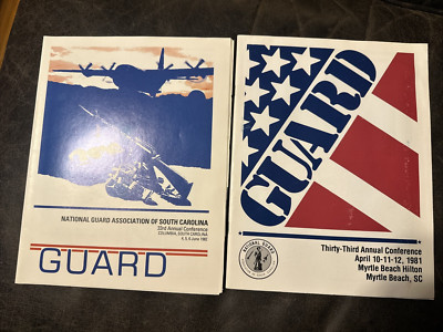 South Carolina National Guard Association ~ Annual Conference ~ 1981 1982