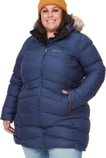 Marmot Montreal Women's Mid-thigh Length Down Puffer Coat, Fill Power 700