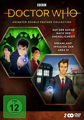 DOCTOR WHO - ANIMATED DOUBLE FEATURE COLLECTION   DVD NEU