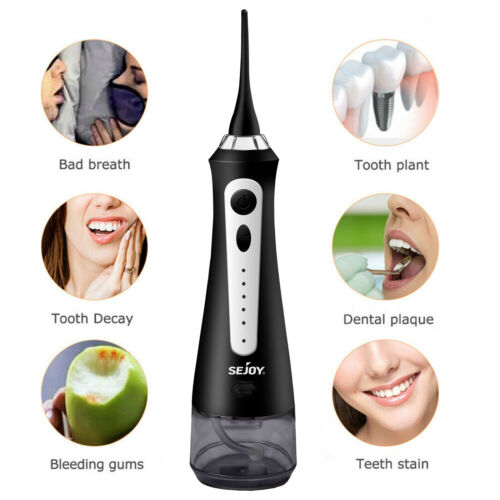 270ML Irrigador Bucal Dental Portátil Waterjet Inalámbrico 5 Modeos IPX7+ 8 Tips - Imagen 10 de 12