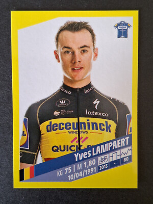 Yves Lampaert #116 Decuninck Quick-Step Sticker Tour de France 2019 Panini
