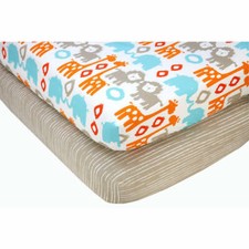 Ikat Animals Crib Sheet 2 Pack by Sumersault