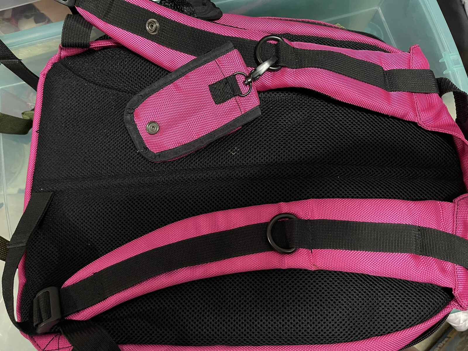 PINK LAPTOP BACKPACK MULTI COMPARTMENT - image 5