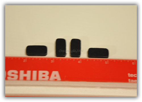 4 HP Small Form Factor SFF EliteDesk ProDesk 8200 8300 Desktop NEW Rubber Feet - Picture 3 of 3