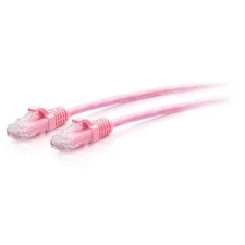 Lot of 100 C2G 50857 3FT CAT6A SNAGLESS (UTP)  NETWORK PATCH ETHERNET CABLE-PINK