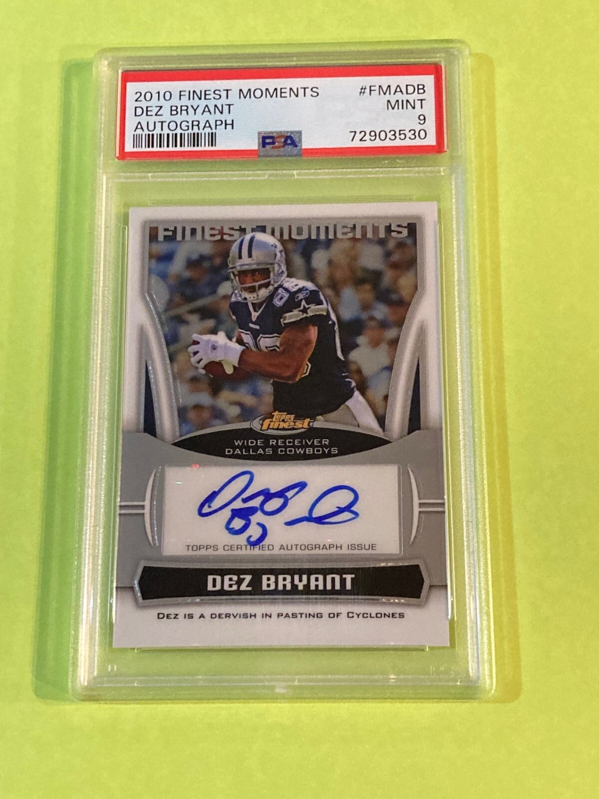 Dez Bryant Finest Finest Moments Autograph #FMADB Base