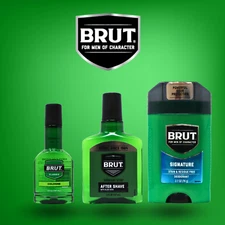 Brut Set Cologne 7oz, Aftershave, and Deodorant Stick | Classic Men's Fragrance