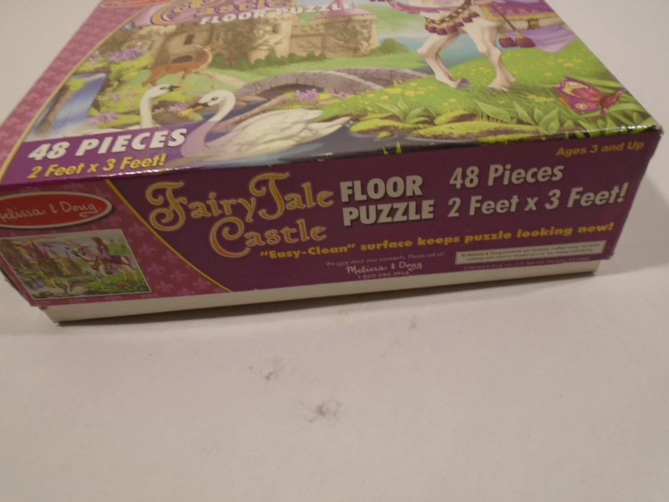 拼图 Melissa & Doug 童话城堡地板拼图 48 件完整 — 第 3/3 张图片