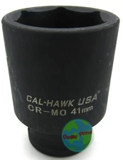 3/4" Drive x 41mm DEEP  IMPACT SOCKET 6 POINT CR-MO 
