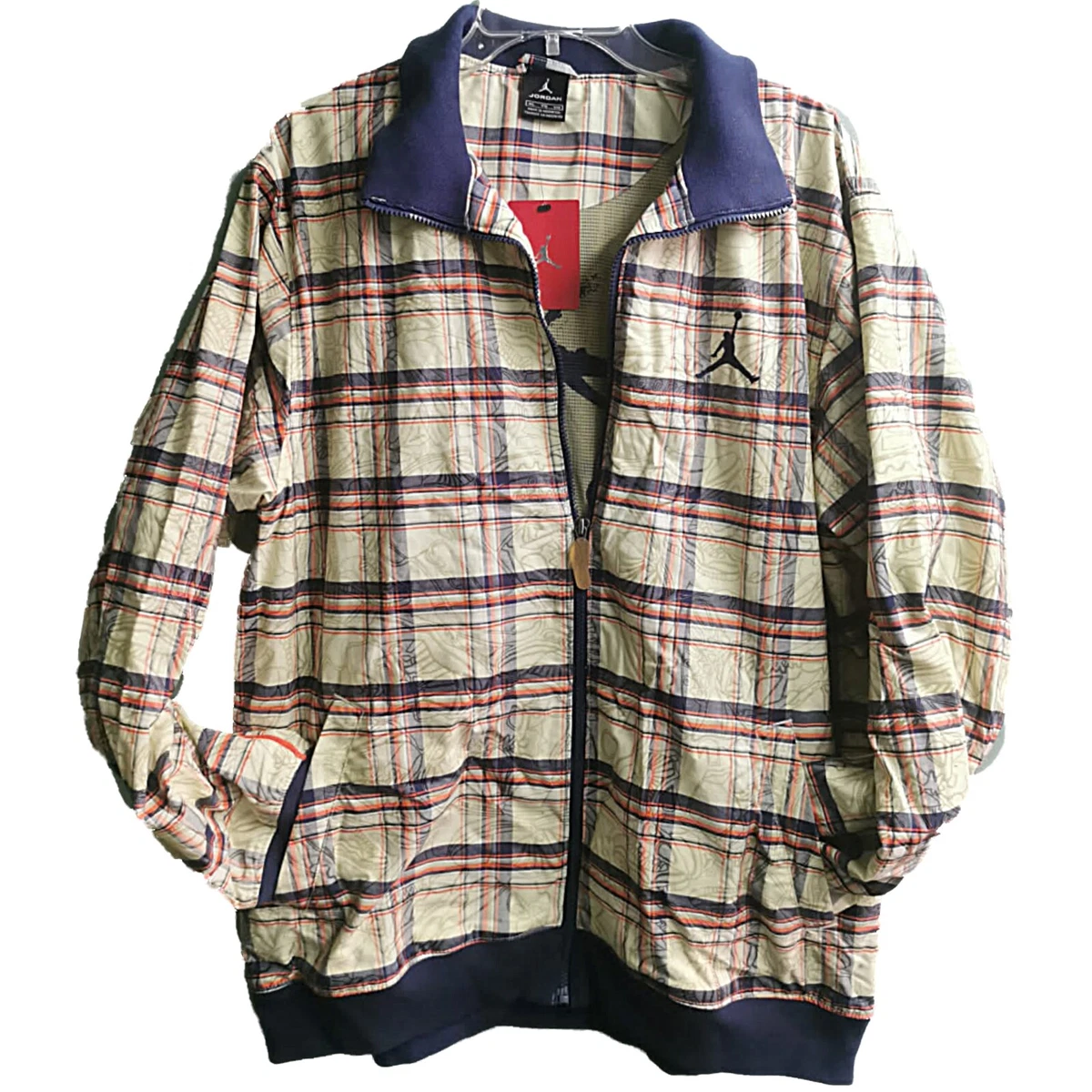 Nike flannel hotsell jacket