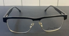 SEAN JOHN SJO 5140 001 Black & Gold Eyeglasses 59/15/145