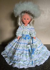 1965 Vintage Bella Bambola Occhi Azzurri della Bambola Italocremona Co. Italia