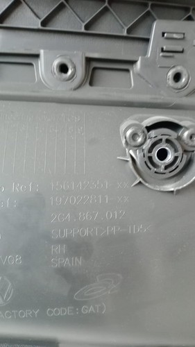 PANNELLO INTERNO PORTIERA ANT DX PER VOLKSWAGEN Polo 6° Serie 2G4867012 (17>) - Foto 6 di 6