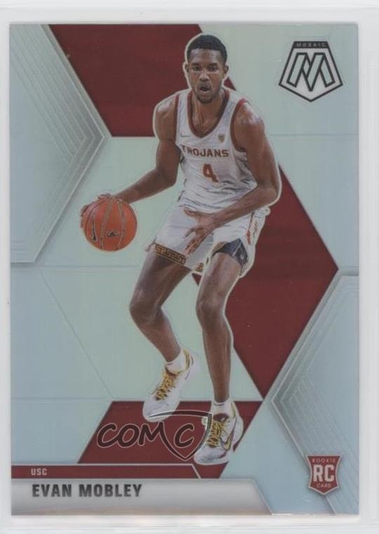 2021-22 Panini Chronicles Draft Picks Mosaic Silver Evan Mobley #252 nl1