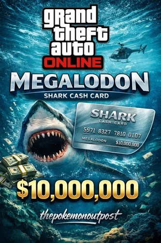 $10,000,000 GTA Megalodon Shark Card - PS5 Only