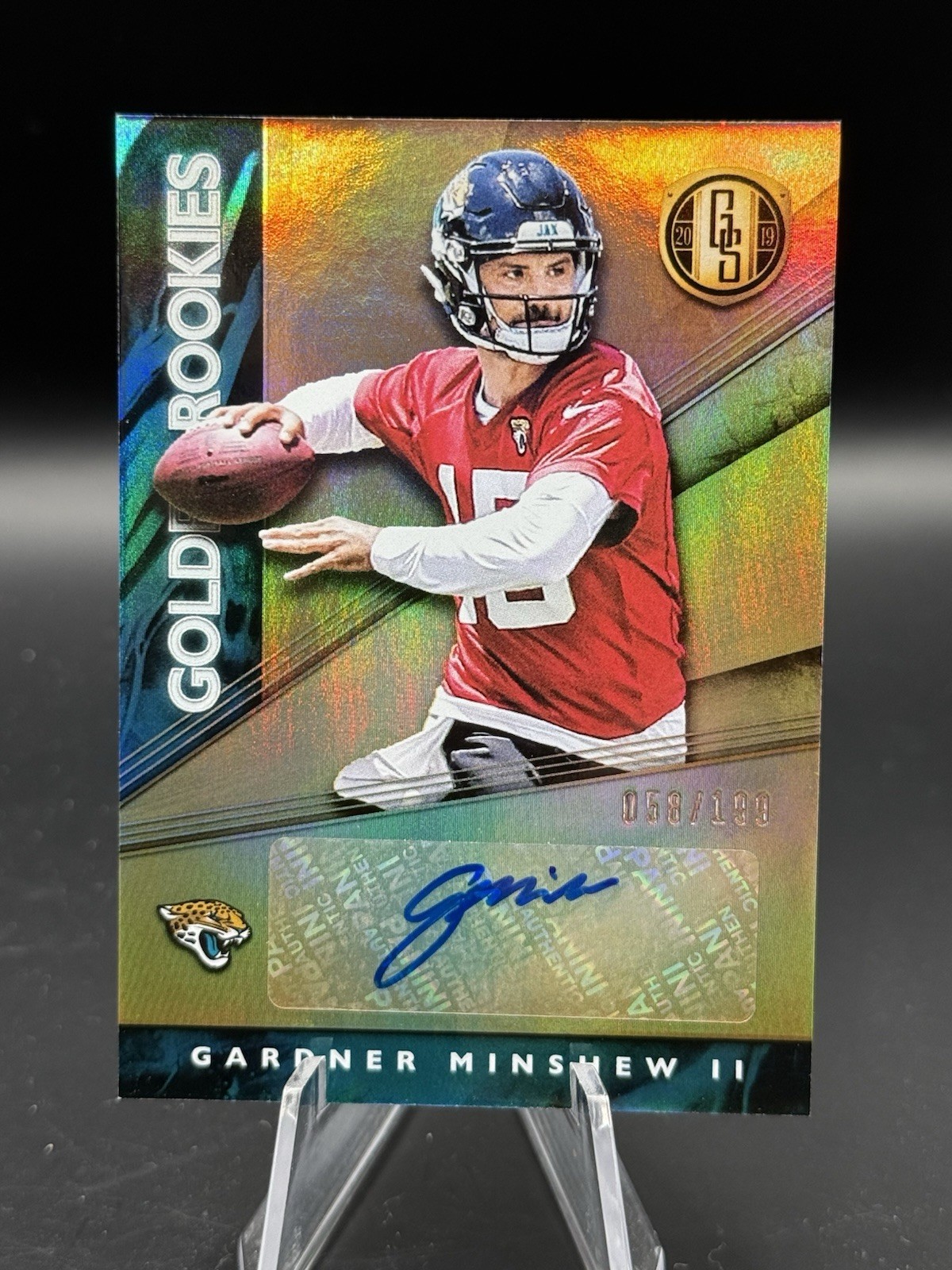 Gardner Minshew II Panini Gold Standard Golden Rookies Autographs #GM Base